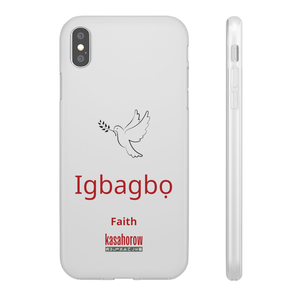 "Faith" Phone Case · English Yoruba