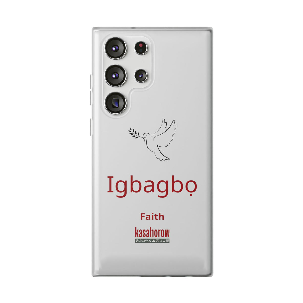 "Faith" Phone Case · English Yoruba