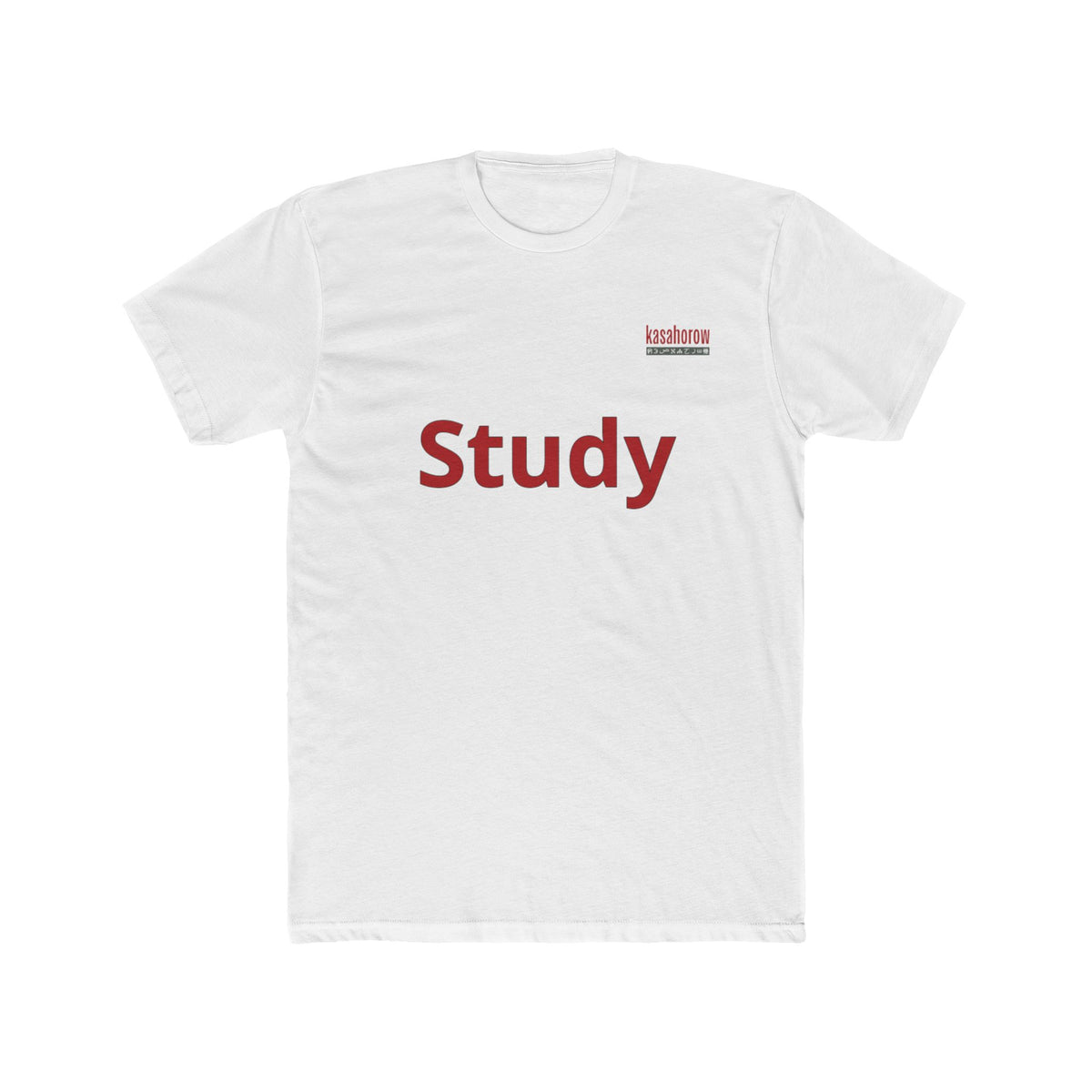 "Study" T-shirt / English - English