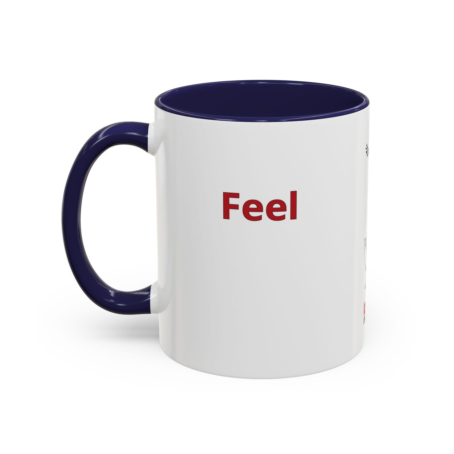 "Feel" Mug · English Chewa