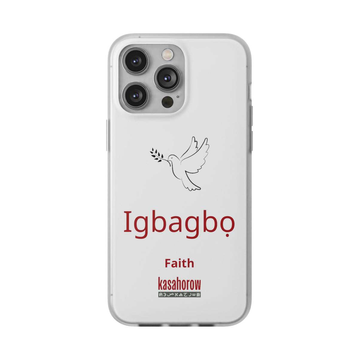 "Faith" Phone Case · English Yoruba