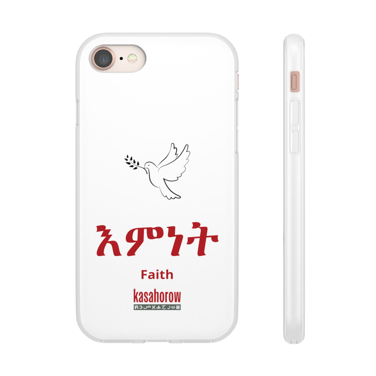 "Faith" Phone Case · English Tigrinya