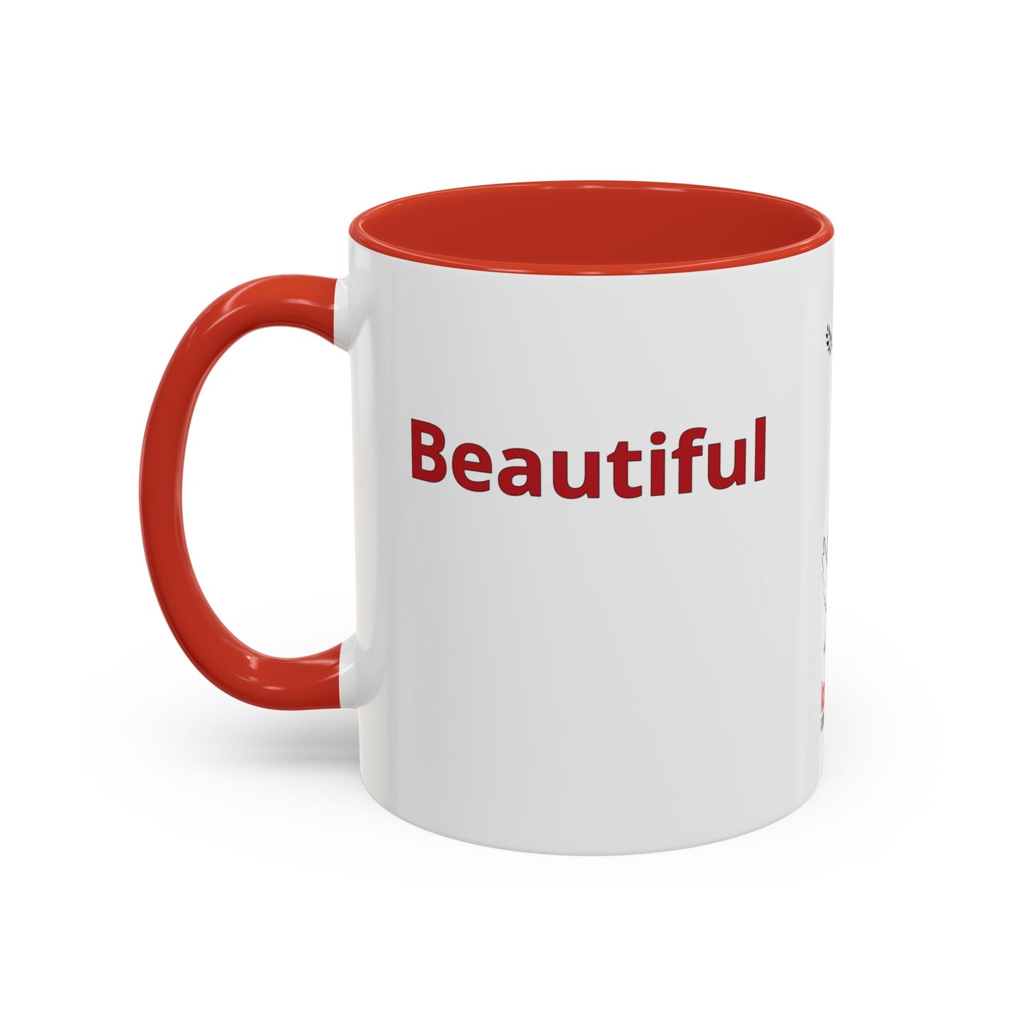 "Beautiful" Mug / English - Amharic
