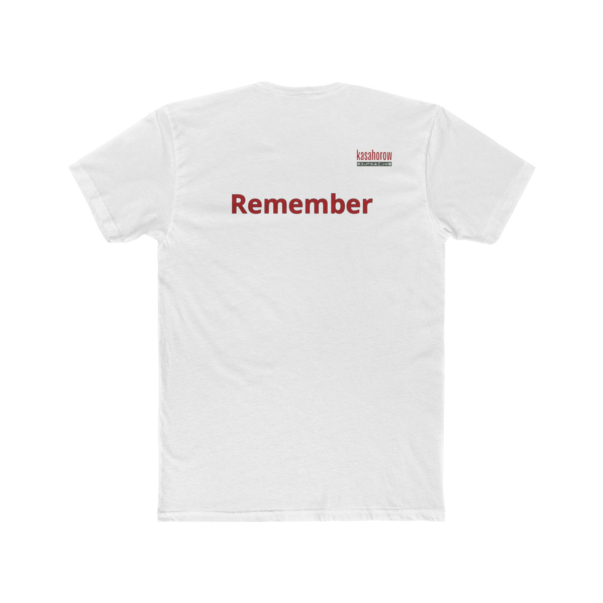 "Remember" T-shirt / English - Akan