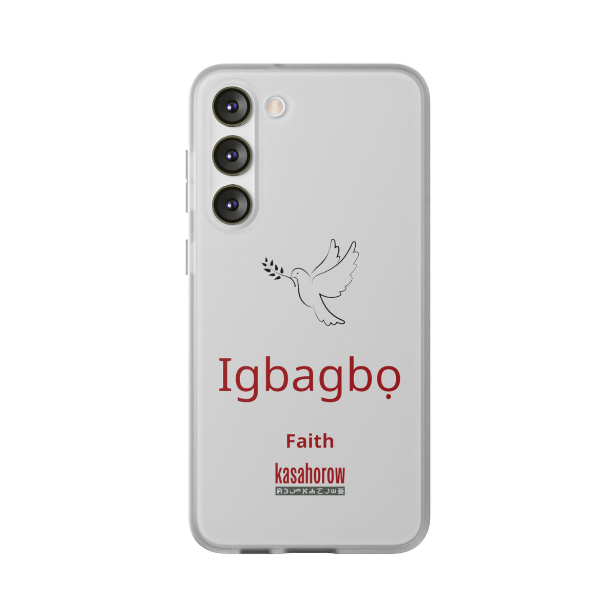 "Faith" Phone Case · English Yoruba
