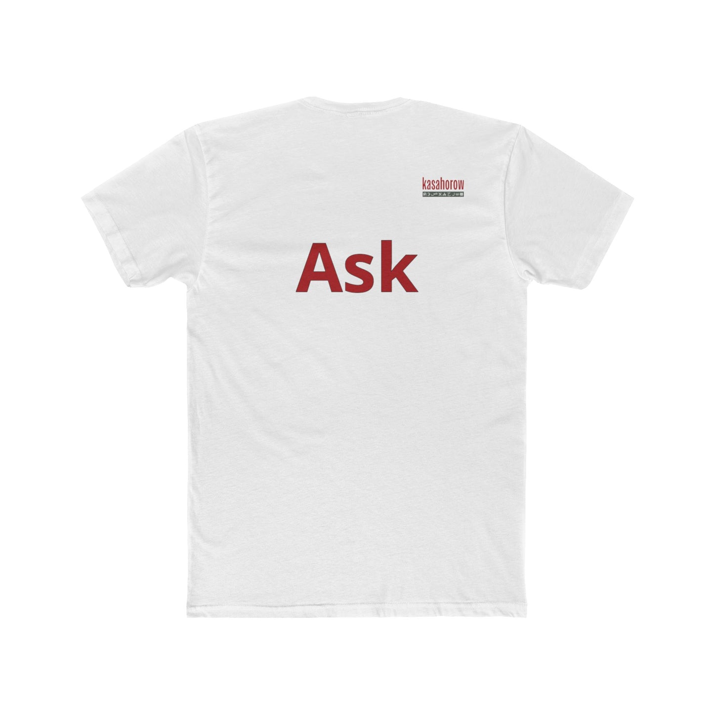 "Ask" T-shirt / English - Fante