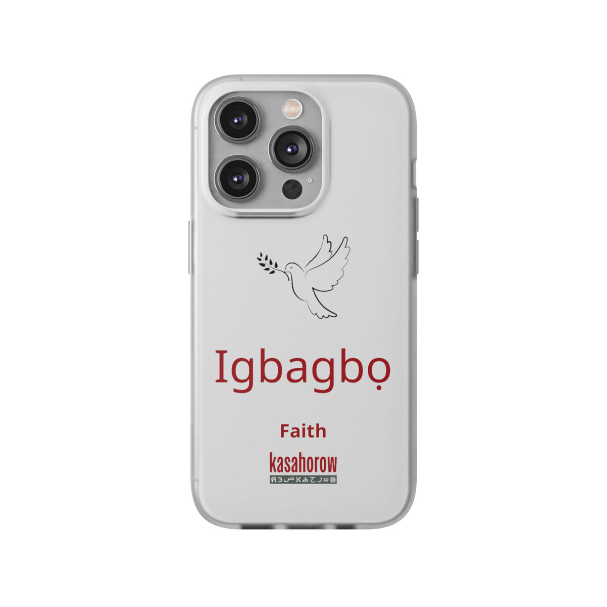 "Faith" Phone Case · English Yoruba