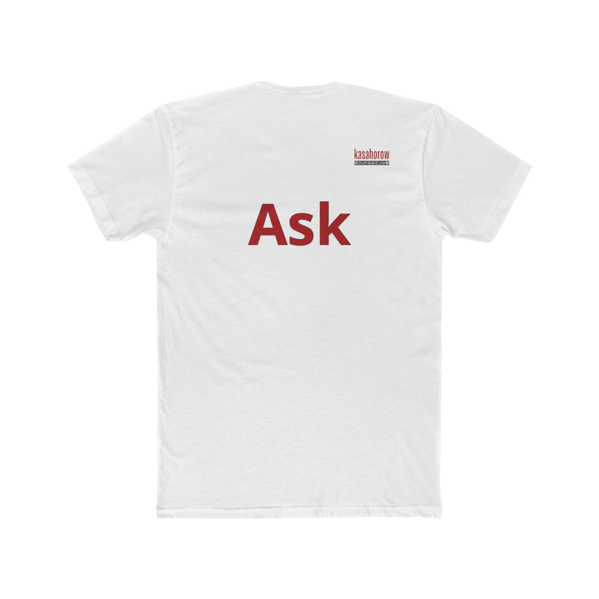 "Ask" T-shirt / English - Fante