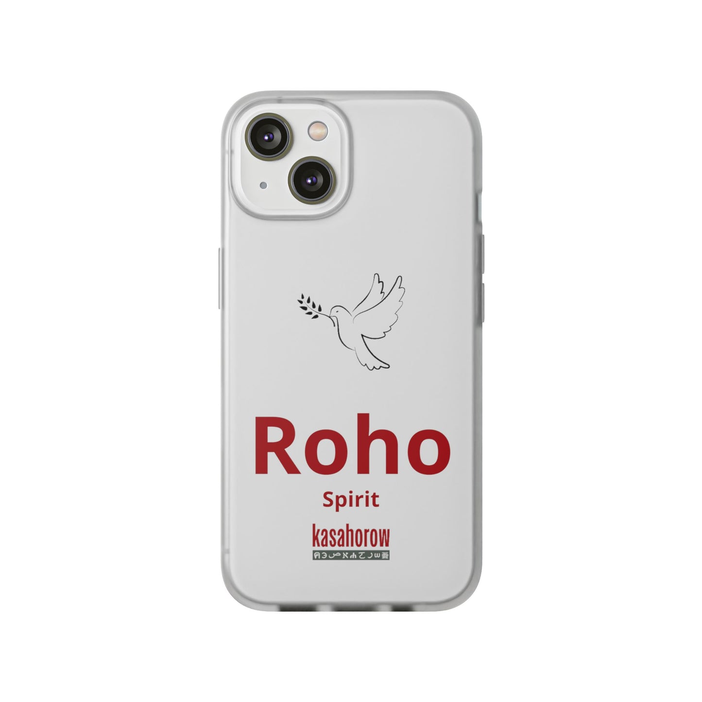 "Spirit" Phone Case · English Swahili