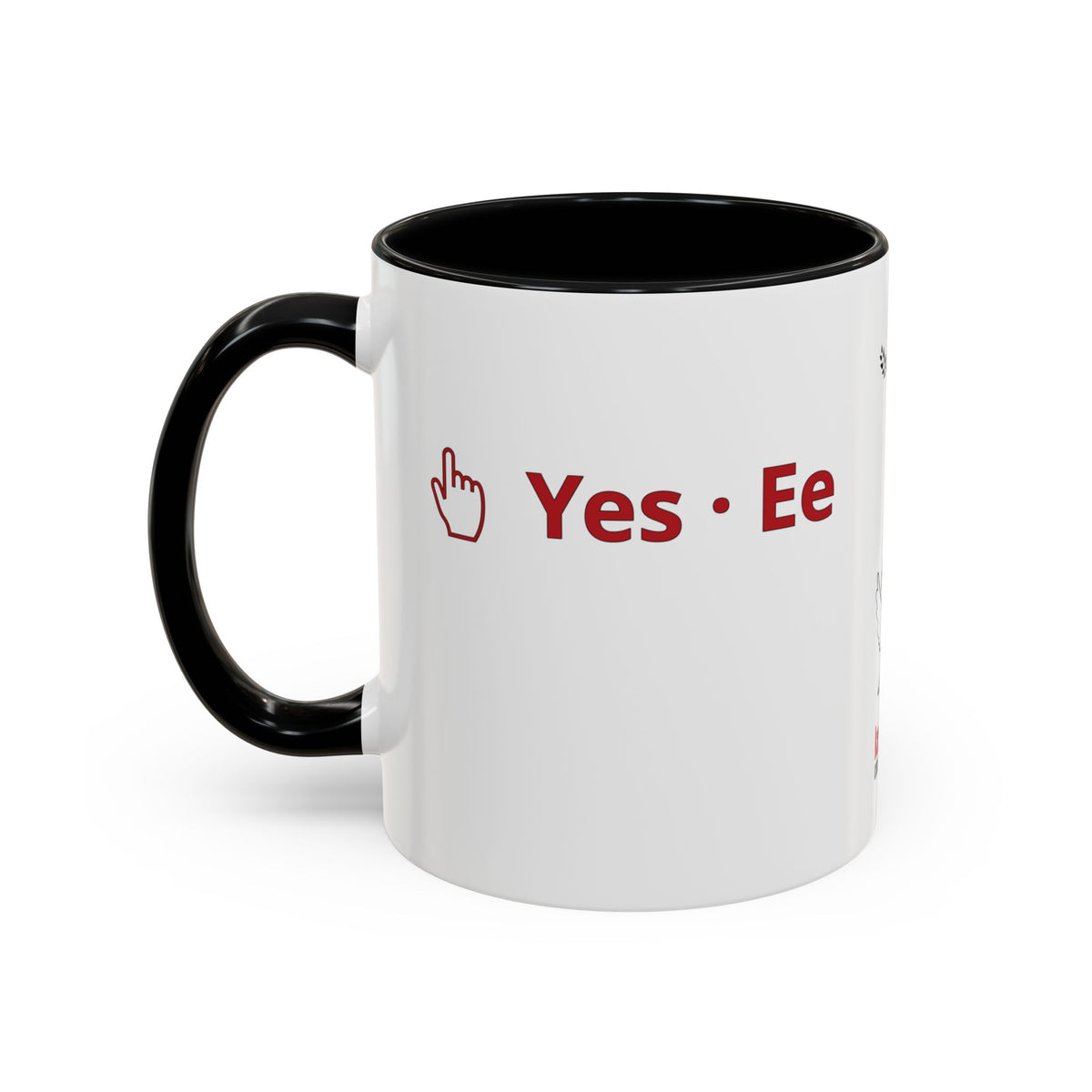 "Yes and No" Mug · English Maasai