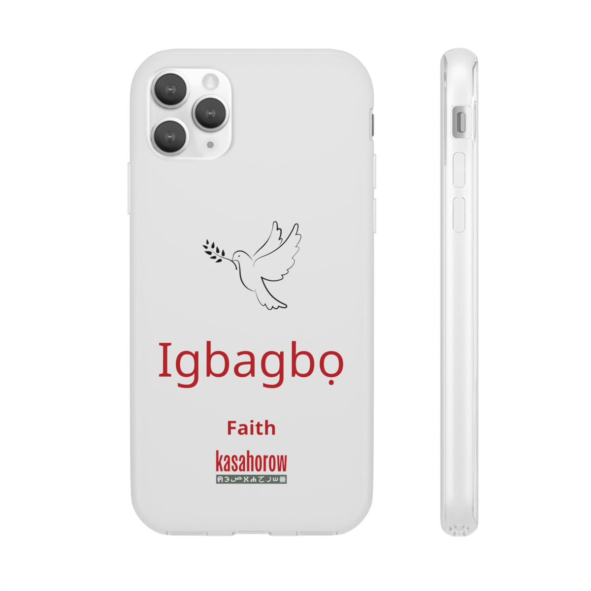 "Faith" Phone Case · English Yoruba