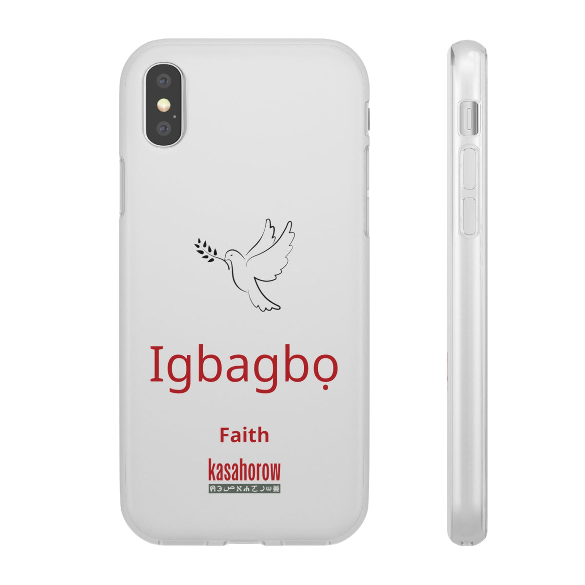 "Faith" Phone Case · English Yoruba