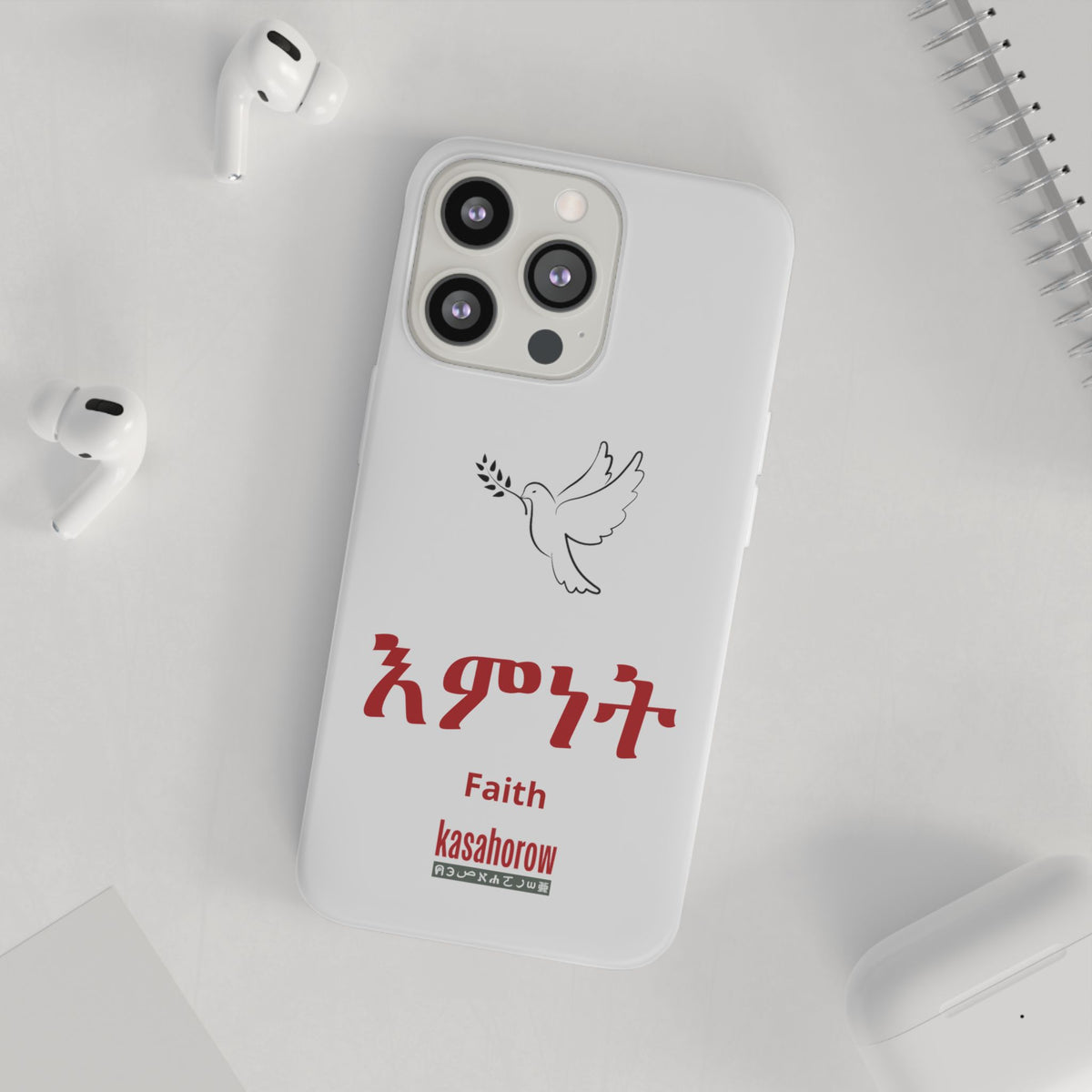 "Faith" Phone Case · English Tigrinya
