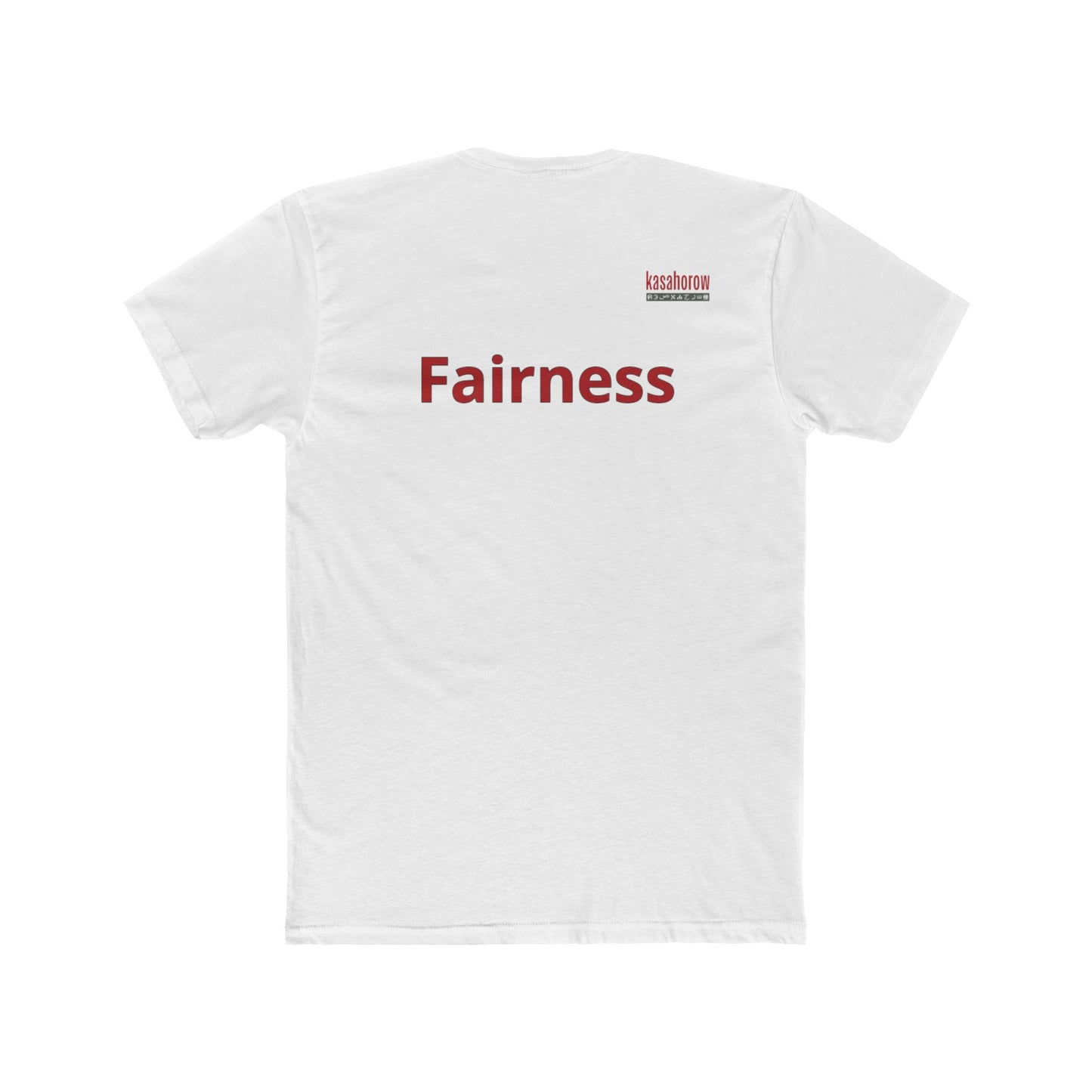 "Fairness" T-shirt / English - Hindi