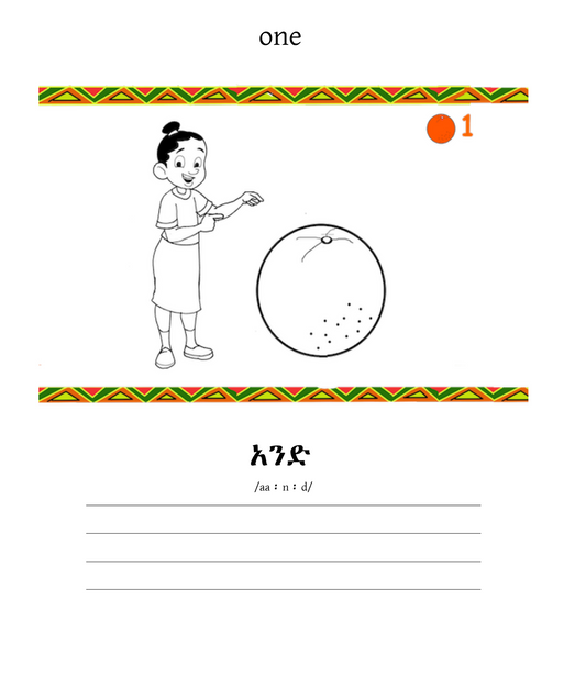 Amina and Fairness: My First Multilingual Counting Book — Activity Book