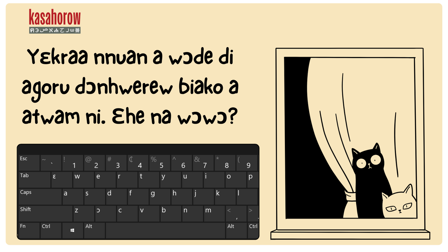 kasahorow keyboard for Windows
